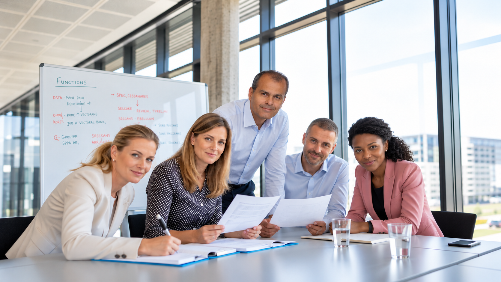Das QA-Team von QA Concept im Büro